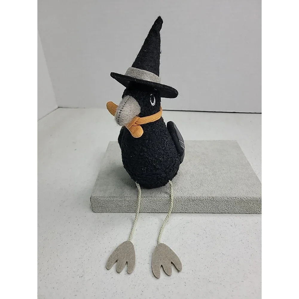 Target Bullseye Playground Halloween Witch CROW Plush Figural 2023 Shelf Sitter